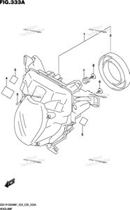 Нажмите для увеличения Headlamp (Gsx-R1000a,Gsx-R1000za)