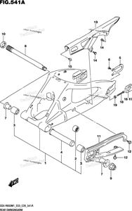 Нажмите для увеличения Rear Swingingarm