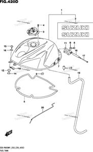Нажмите для увеличения Fuel Tank (Gsx-R600:E33)