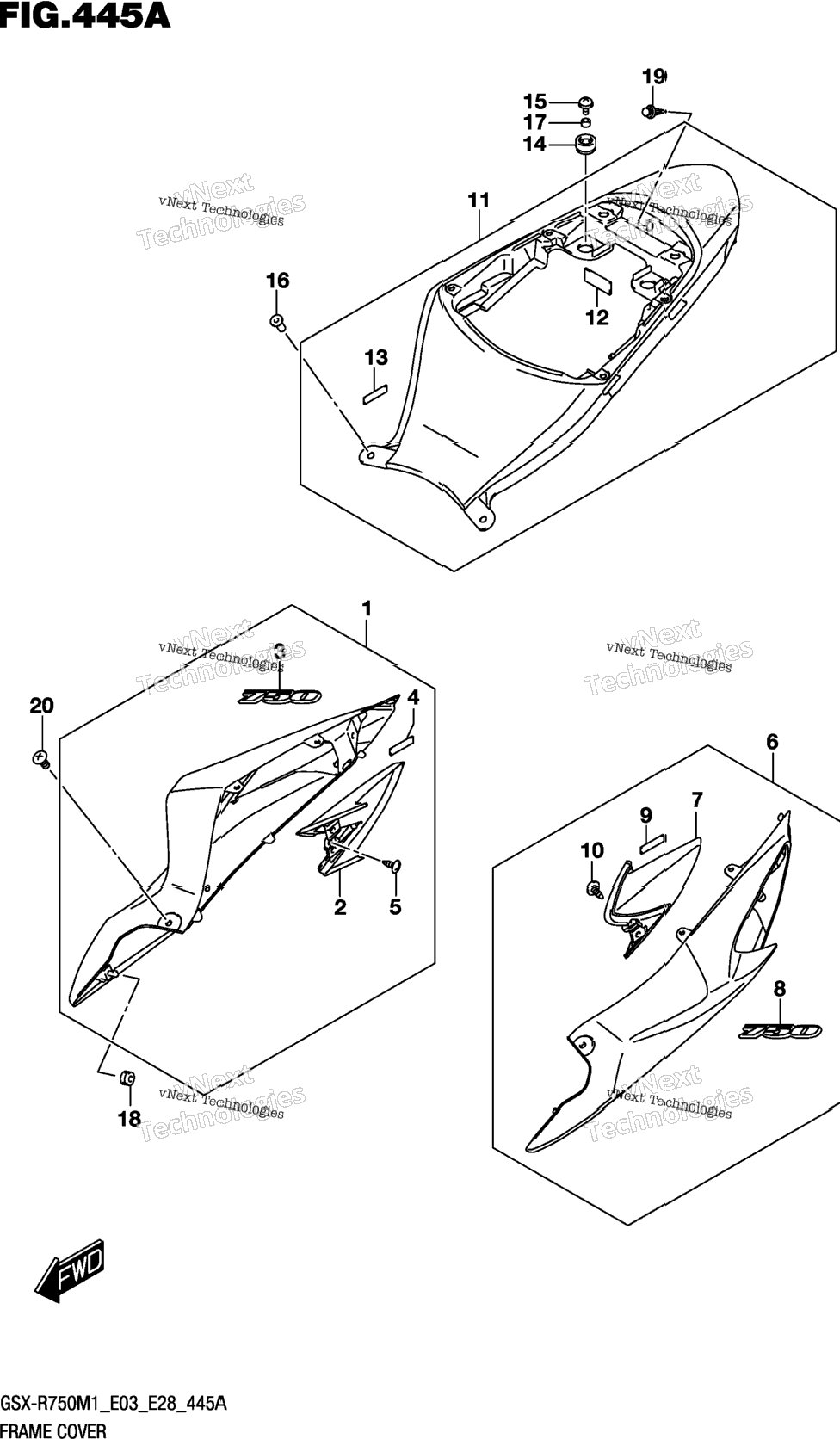 Frame Cover (Gsx-R750)
