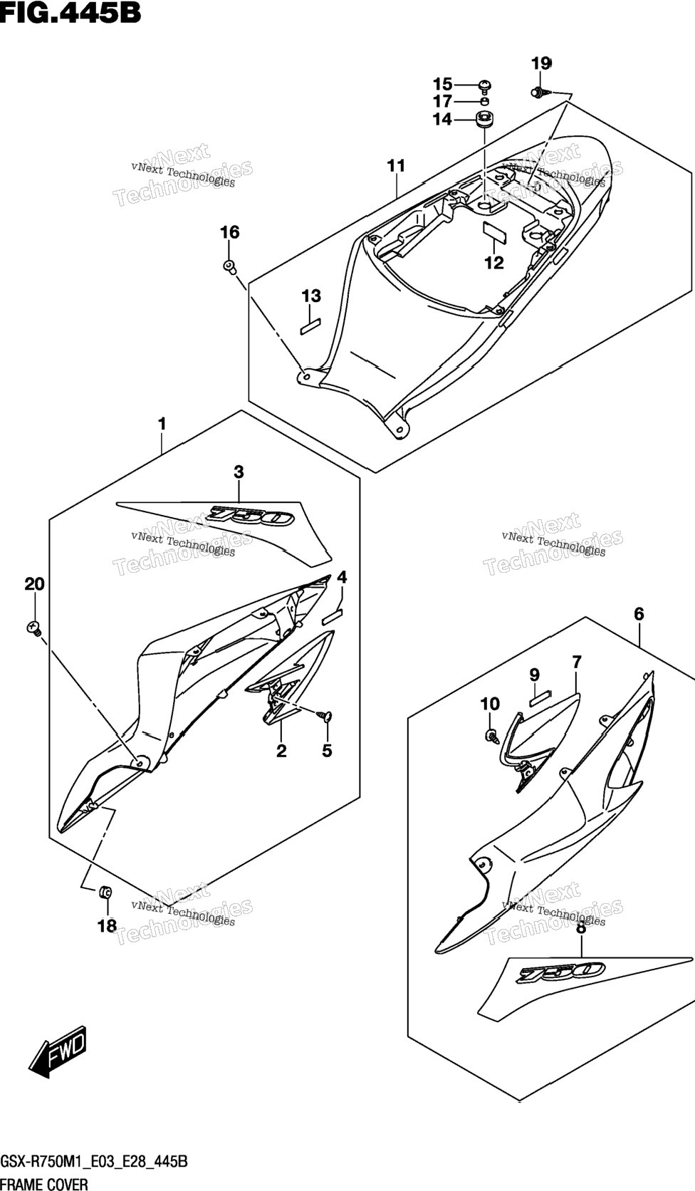 Frame Cover (Gsx-R750z)