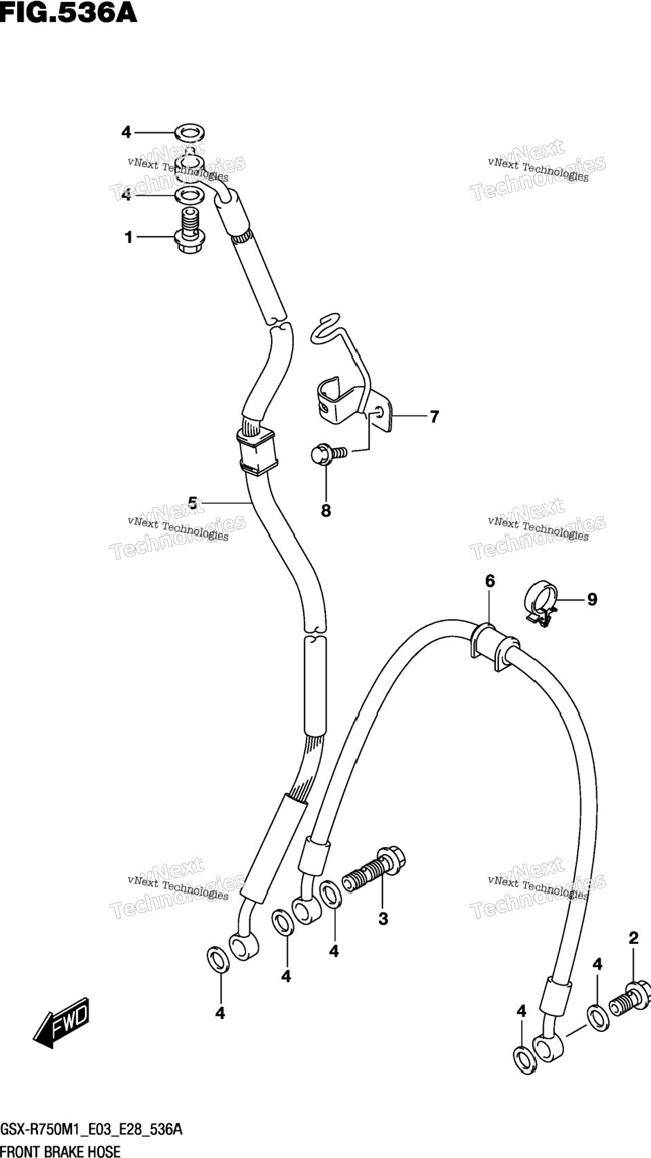 Front Brake Hose