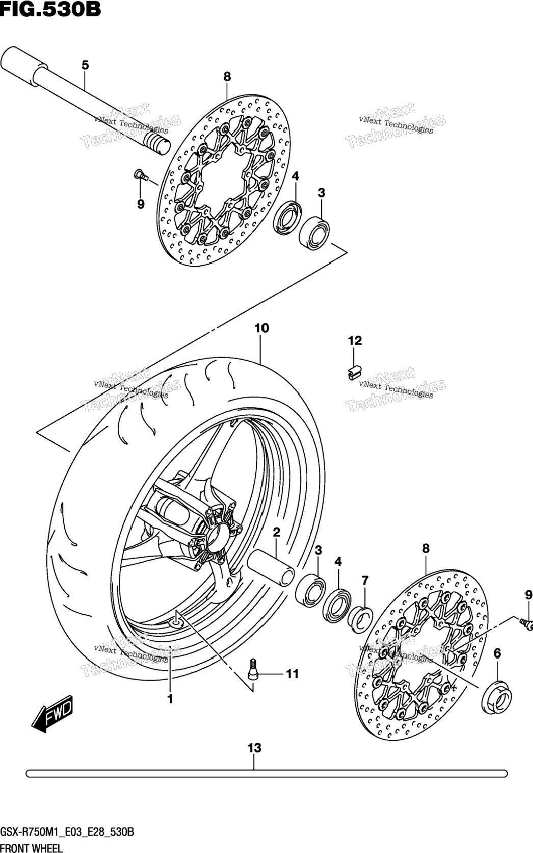 Front Wheel (Gsx-R750)