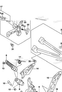 Нажмите для увеличения Footrest
