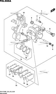 Нажмите для увеличения Rear Caliper