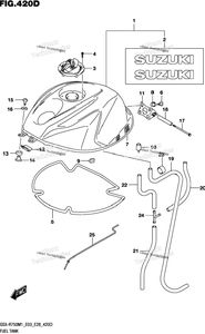 Нажмите для увеличения Fuel Tank (Gsx-R750:(E03,E28))