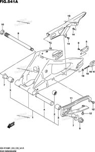 Нажмите для увеличения Rear Swingingarm