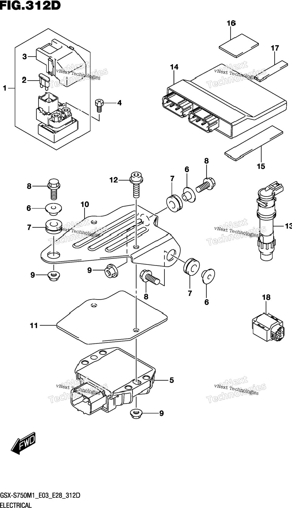 Electrical (Gsx-S750a,Gsx-S750za:E33)