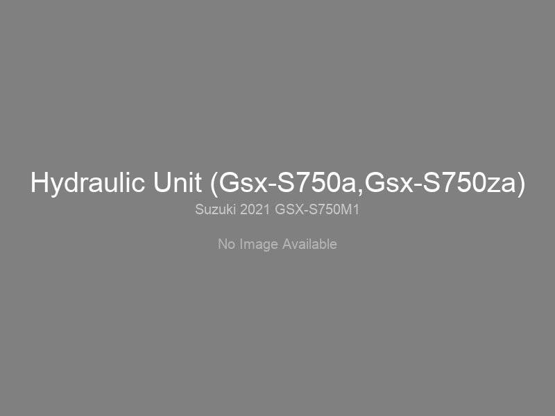 Hydraulic Unit (Gsx-S750a,Gsx-S750za)