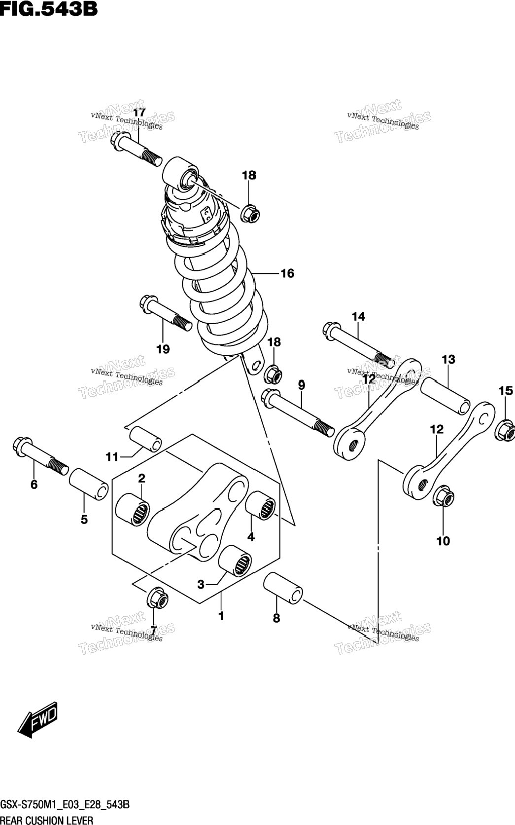 Rear Cushion Lever