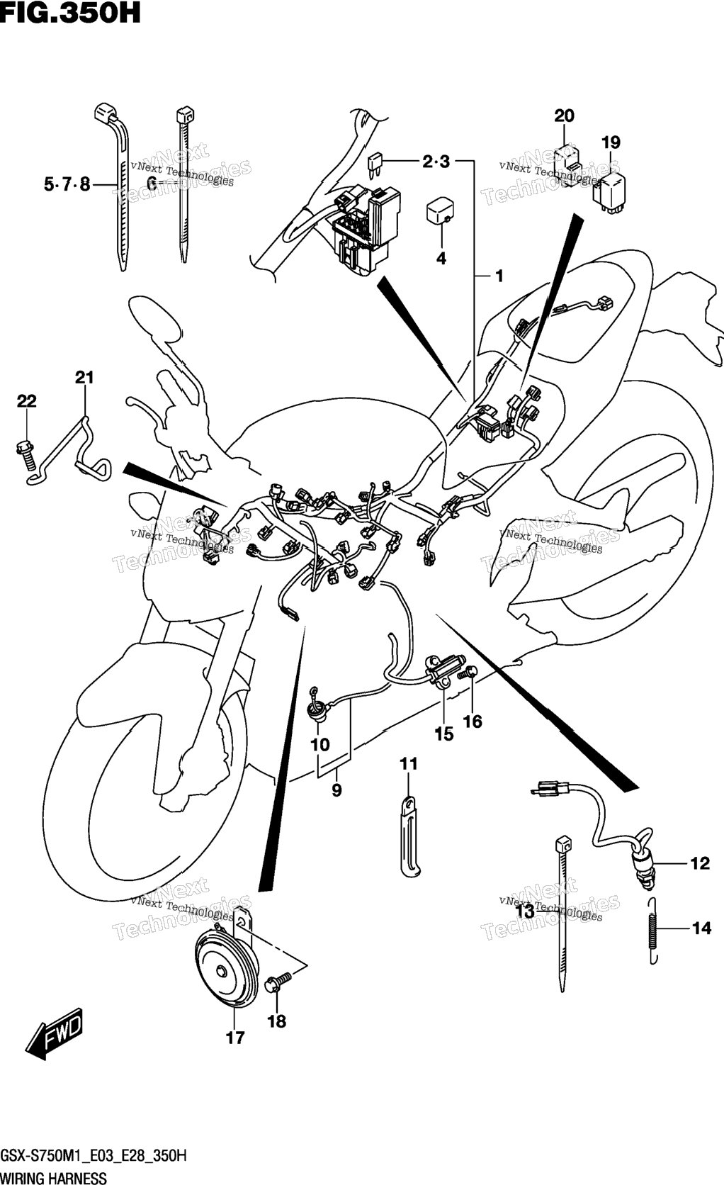 Wiring Harness (Gsx-S750,Gsx-S750z:E03)