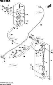 Нажмите для увеличения Rear Master Cylinder (Gsx-S750,Gsx-S750z)