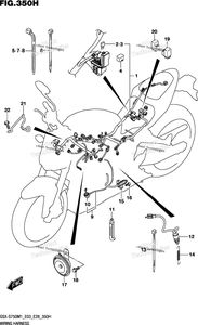 Нажмите для увеличения Wiring Harness (Gsx-S750,Gsx-S750z:E03)