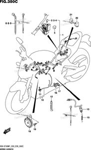 Нажмите для увеличения Wiring Harness (Gsx-S750a,Gsx-S750za:E03)