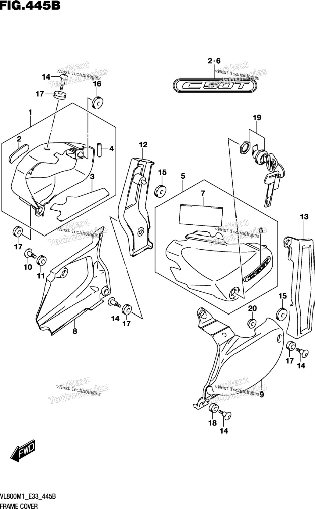 Frame Cover (Vl800t)
