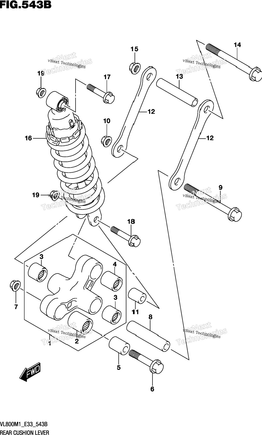 Rear Cushion Lever