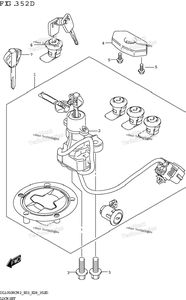 Нажмите для увеличения Lock Set (See Note 1)