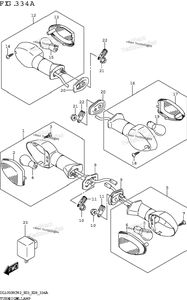 Нажмите для увеличения Turnsignal Lamp (Dl1050rq)