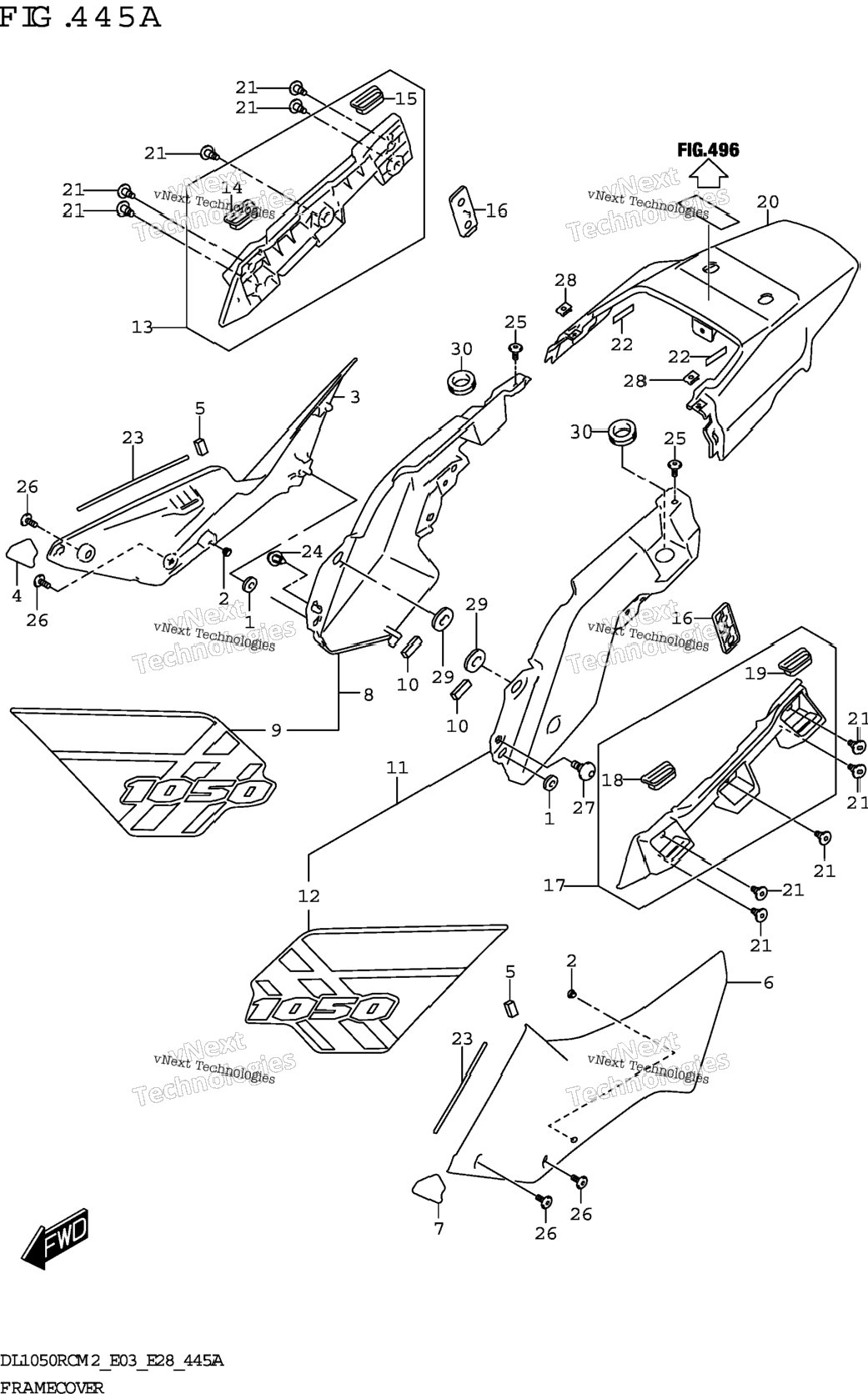Frame Cover (Dl1050rc)