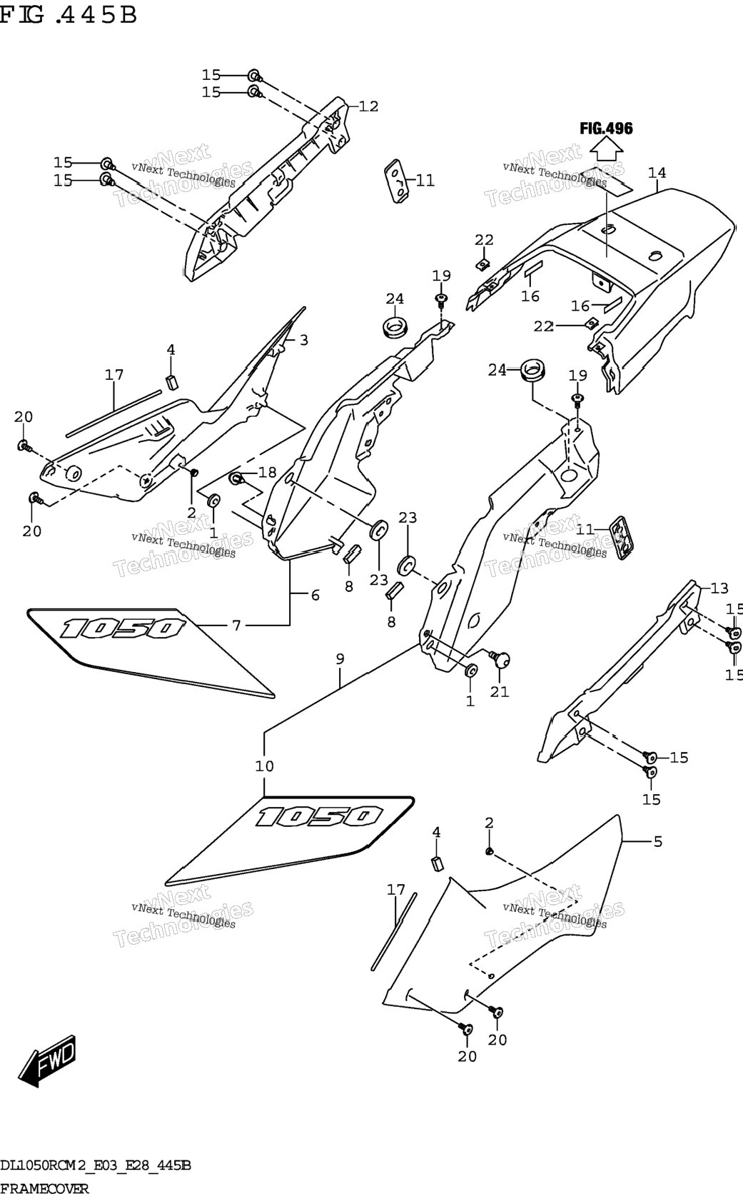 Frame Cover (Dl1050rq)
