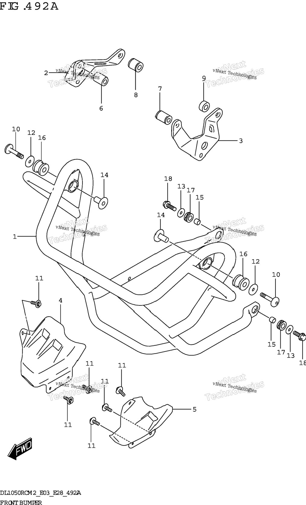 Front Bumper (Dl1050rc)