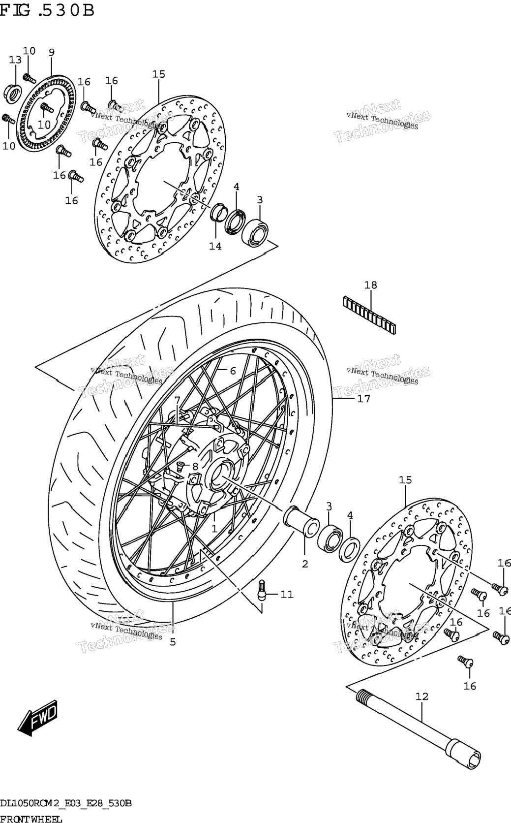 Front Wheel (Dl1050rc)