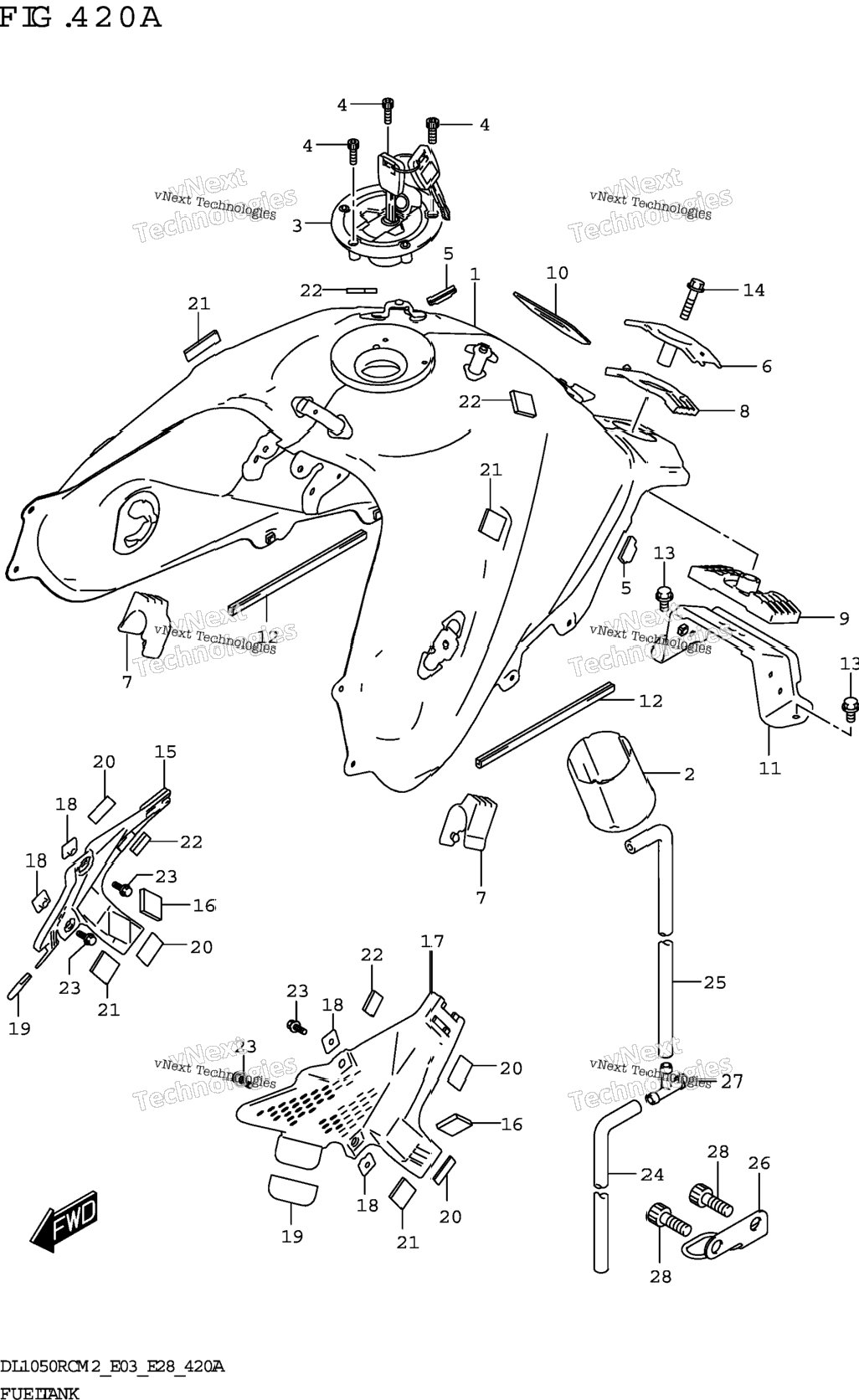 Fuel Tank (Dl1050rq)