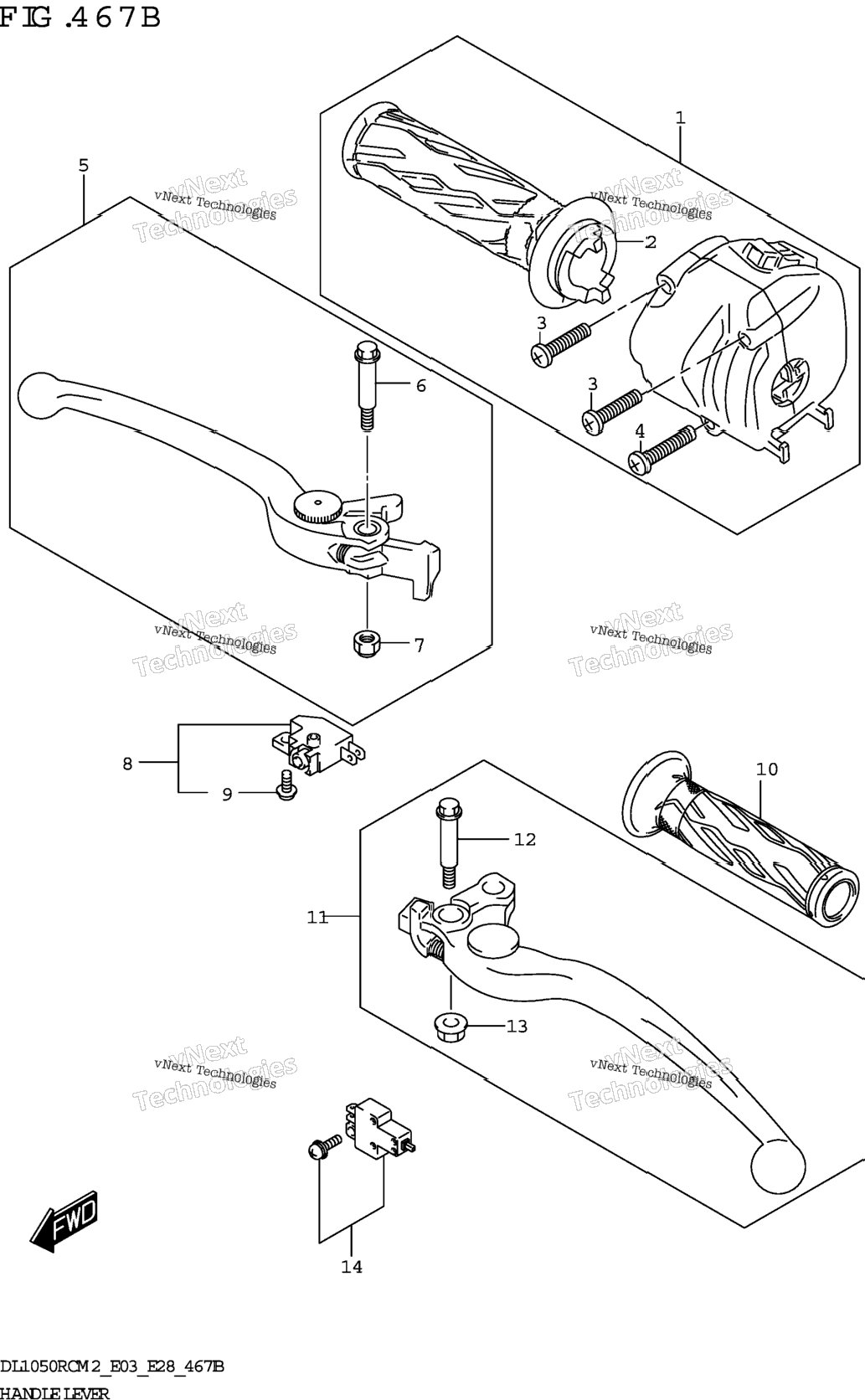 Handle Lever (Dl1050rq)