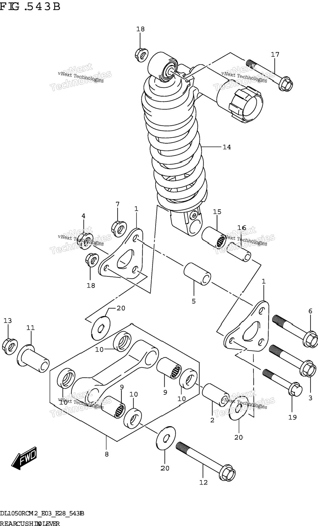 Rear Cushion Lever