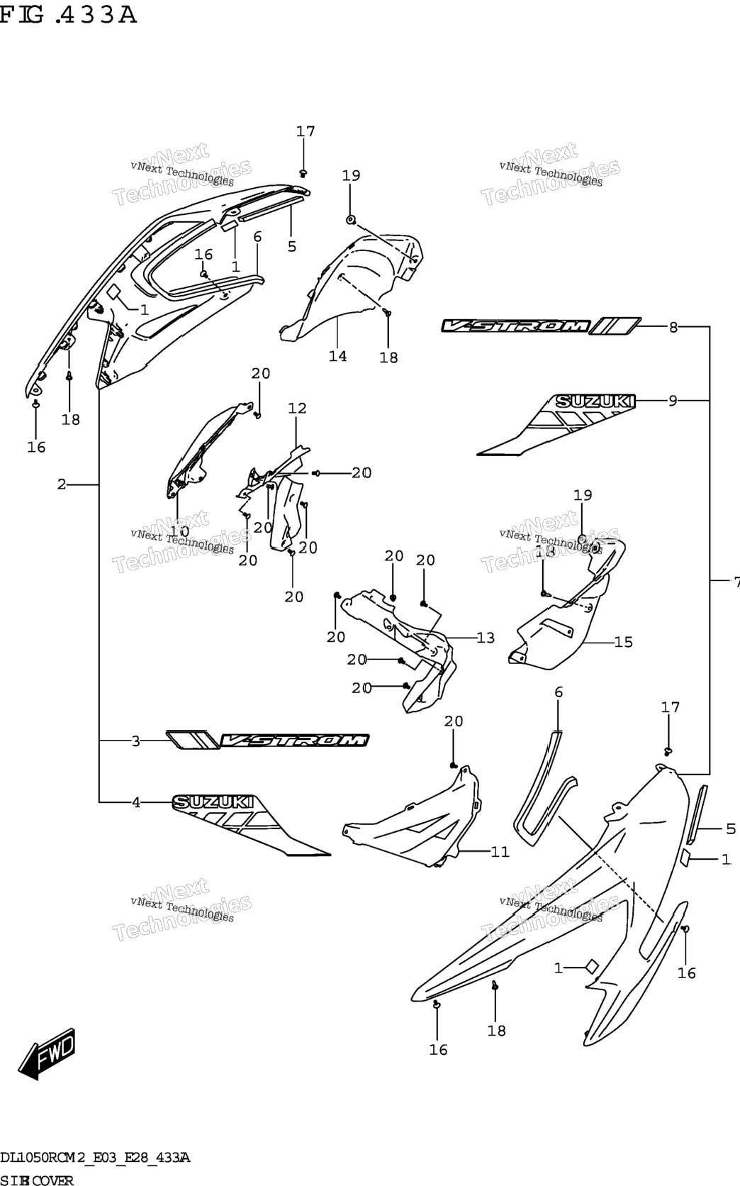 Side Cover (Dl1050rc)