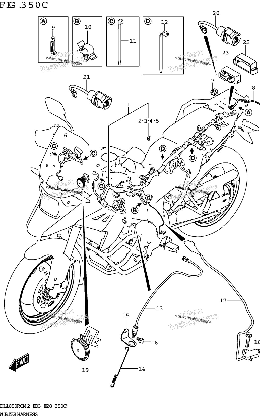 Wiring Harness (Dl1050rc)