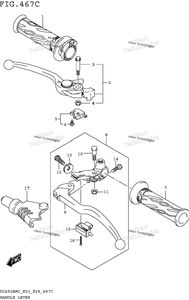 Нажмите для увеличения Handle Lever (Dl650am2 E33)
