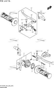Нажмите для увеличения Handle Lever (Dr-Z125l:(E03,E28))