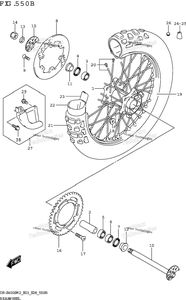 Rear Wheel (Dr-Z400s)