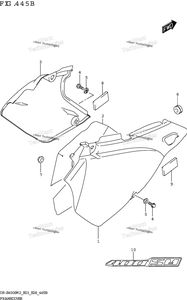 Нажмите для увеличения Frame Cover (Dr-Z400sm:E33)