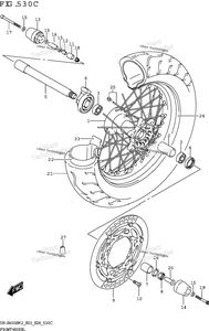 Front Wheel (Dr-Z400sm)