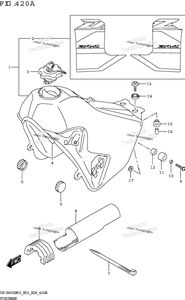 Нажмите для увеличения Fuel Tank (Dr-Z400sm:(E03,E28))
