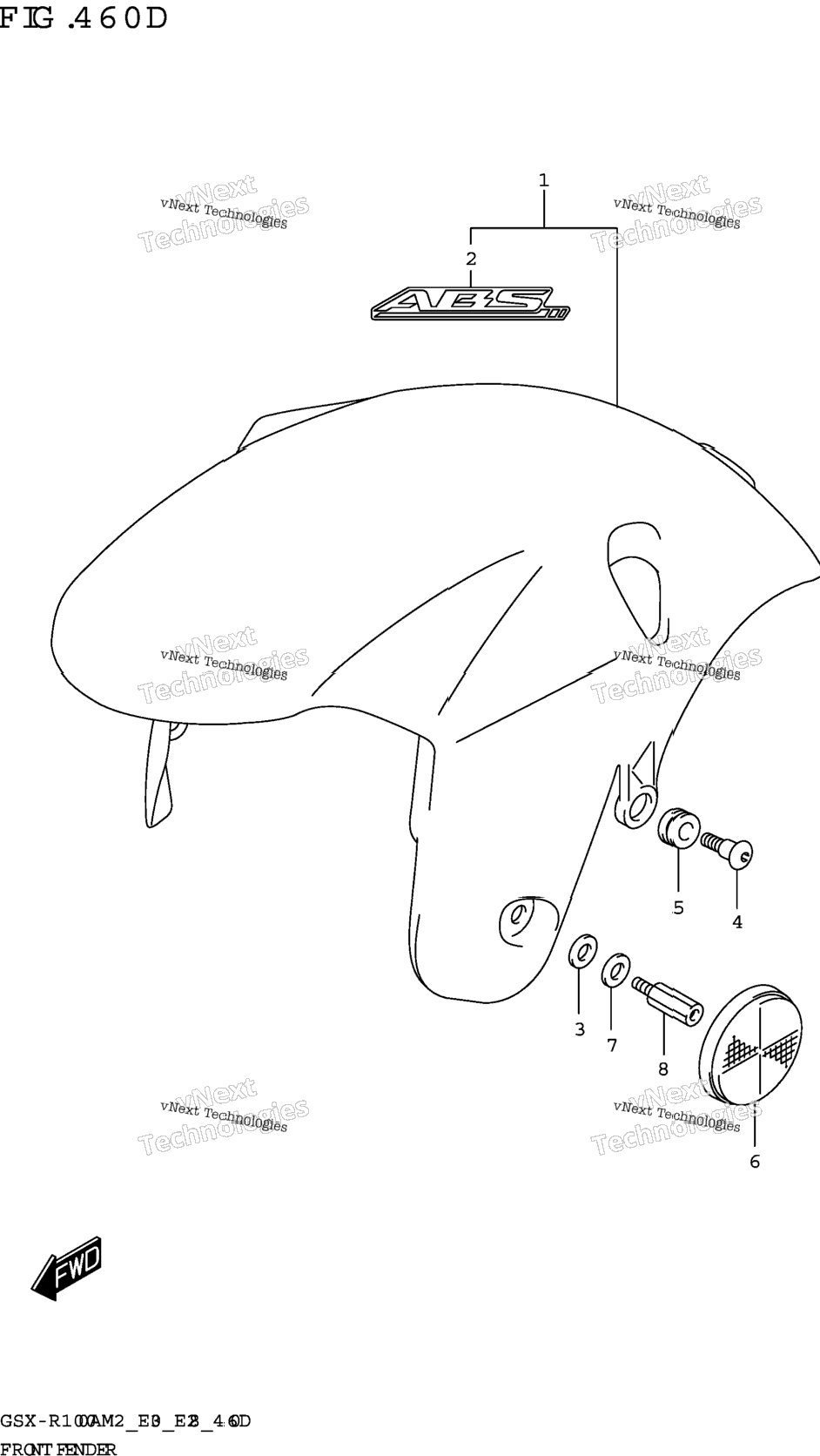 Front Fender (Gsx-R1000a)
