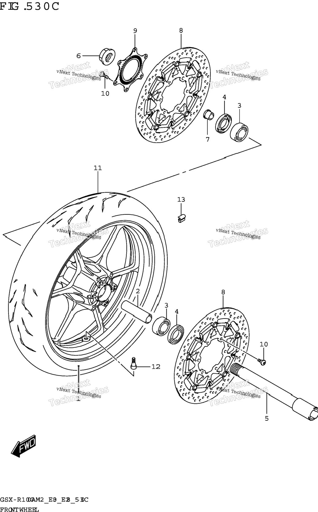 Front Wheel (Gsx-R1000a)