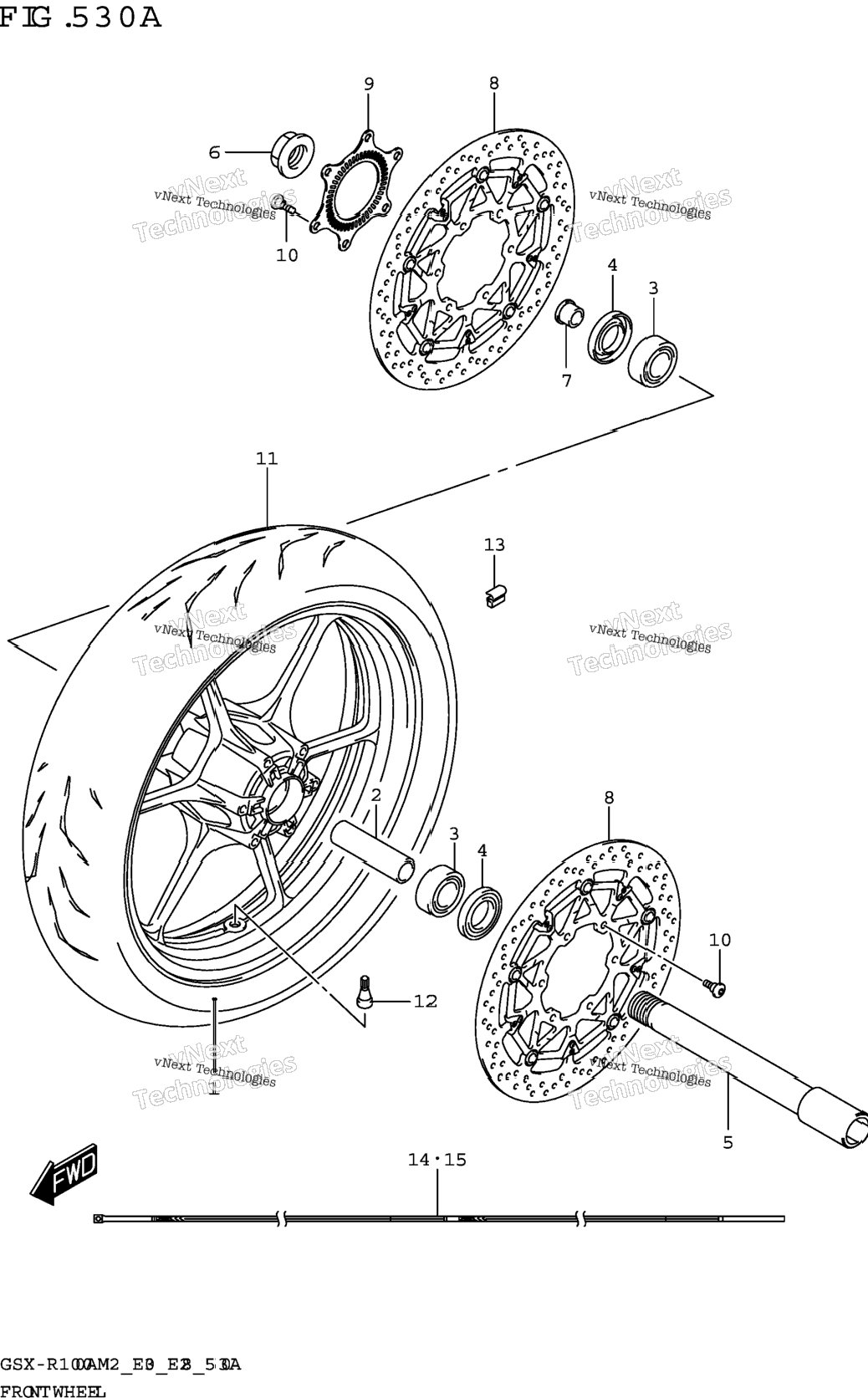 Front Wheel (Gsx-R1000ra)