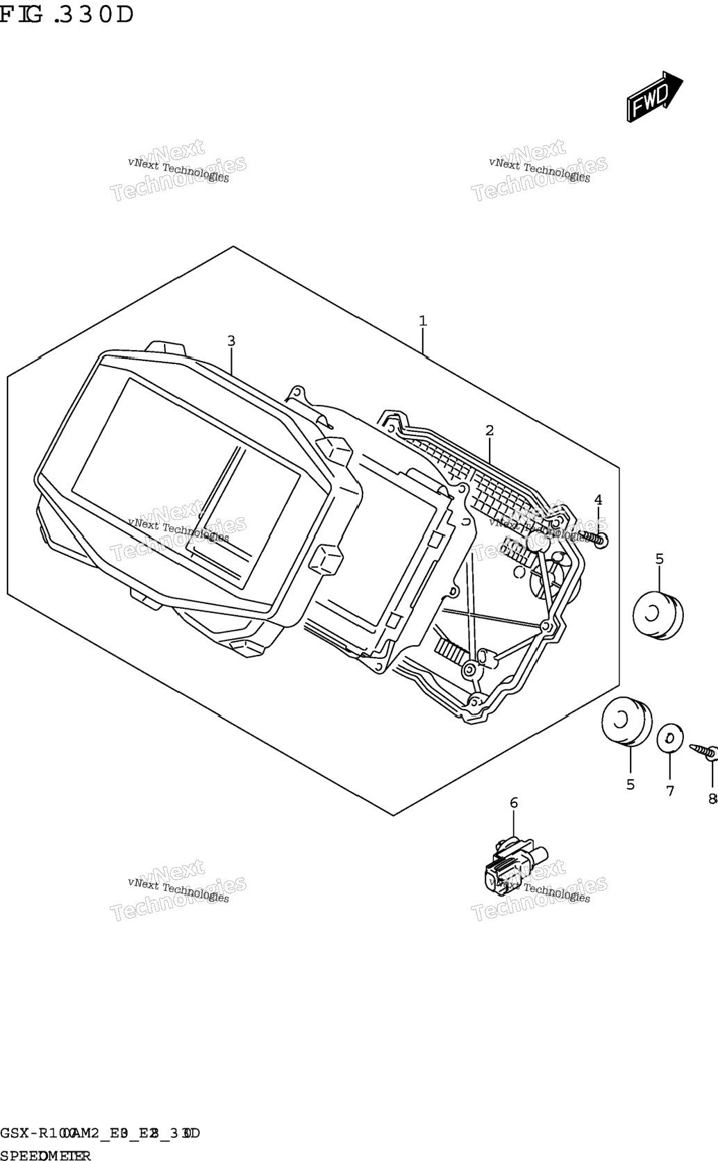Speedometer (Gsx-R1000ra,Gsx-R1000rza:E28)