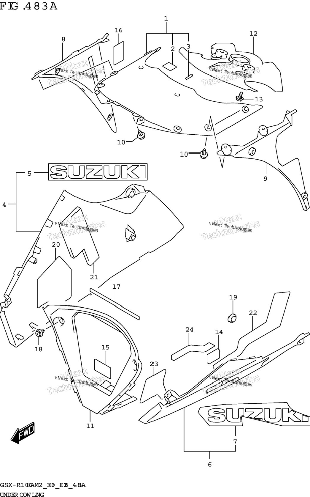 Under Cowling (Gsx-R1000a)