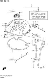 Нажмите для увеличения Fuel Tank (Gsx-R600z:(E03,E28))