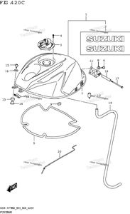 Нажмите для увеличения Fuel Tank (Gsx-R750:E33)