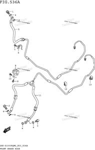 Нажмите для увеличения Front Brake Hose