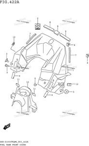 Нажмите для увеличения Fuel Tank Front Cover