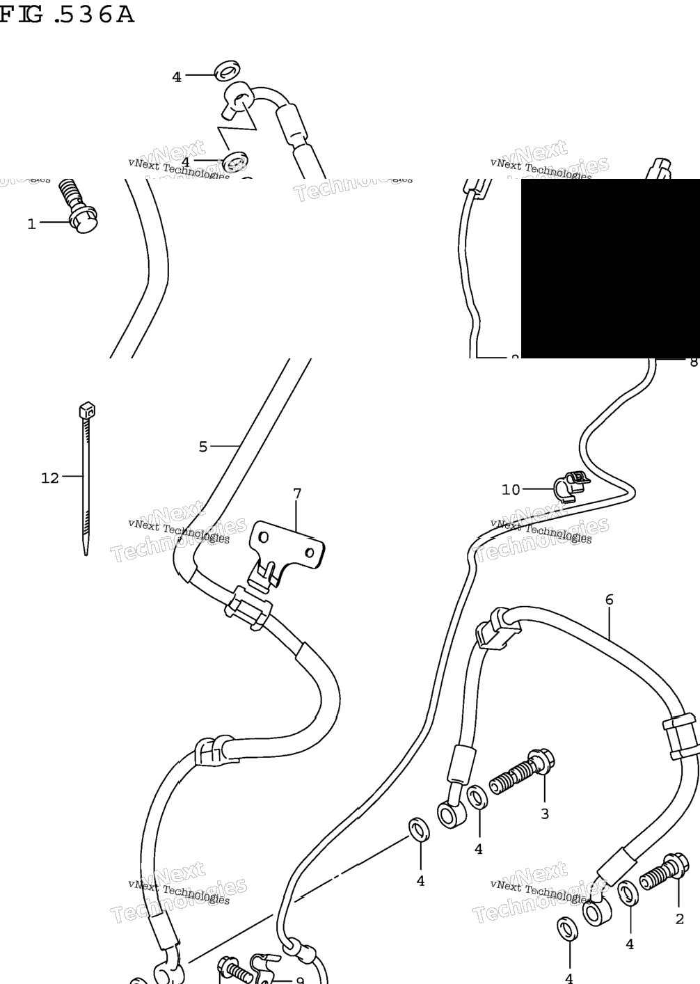 Front Brake Hose (Gsx-S750,Gsx-S750z)
