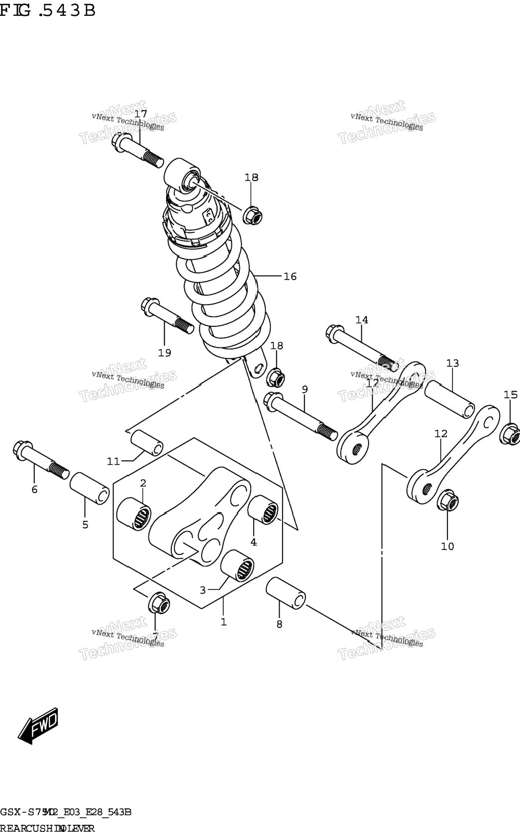 Rear Cushion Lever