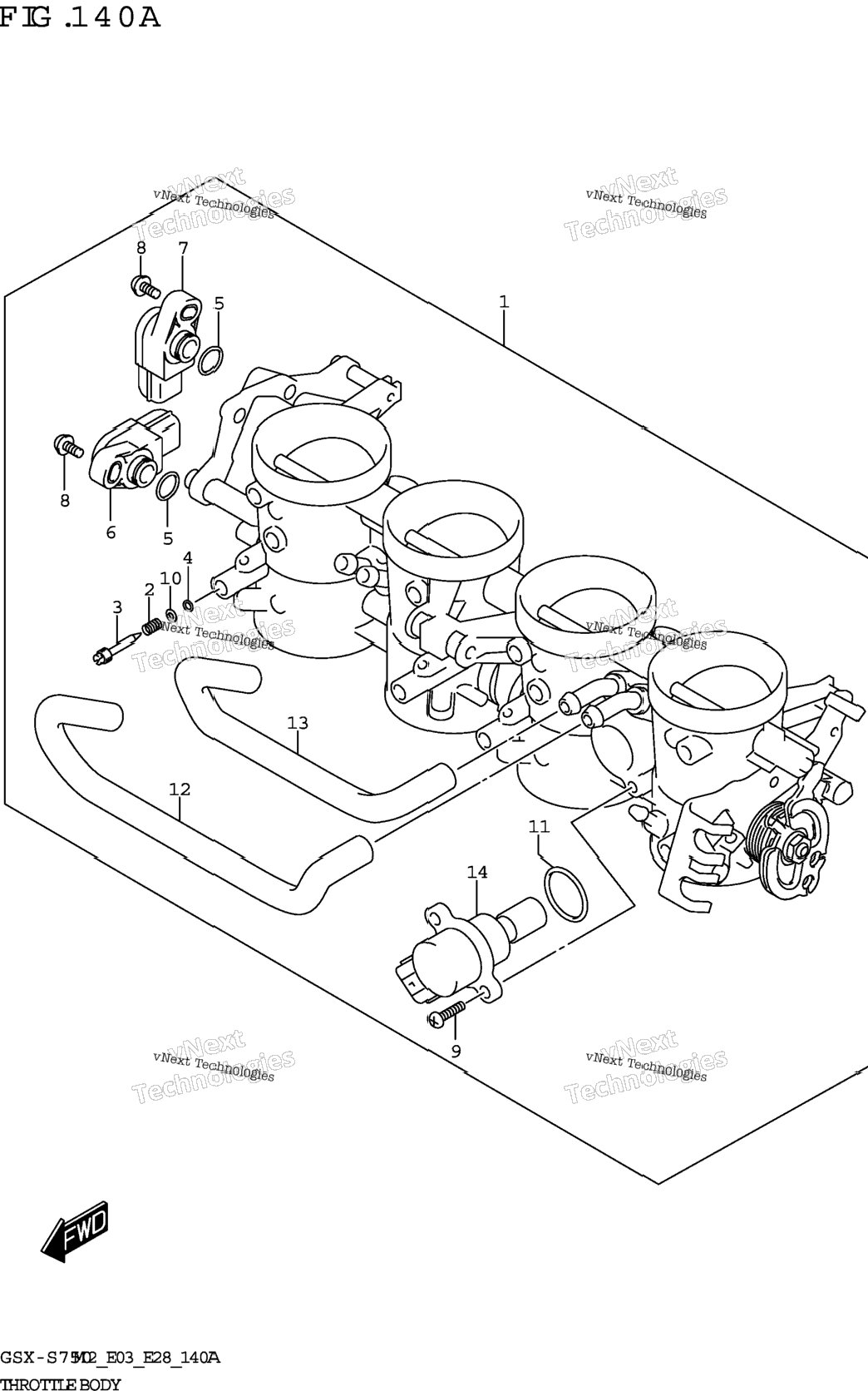 Throttle Body (E03,E28)