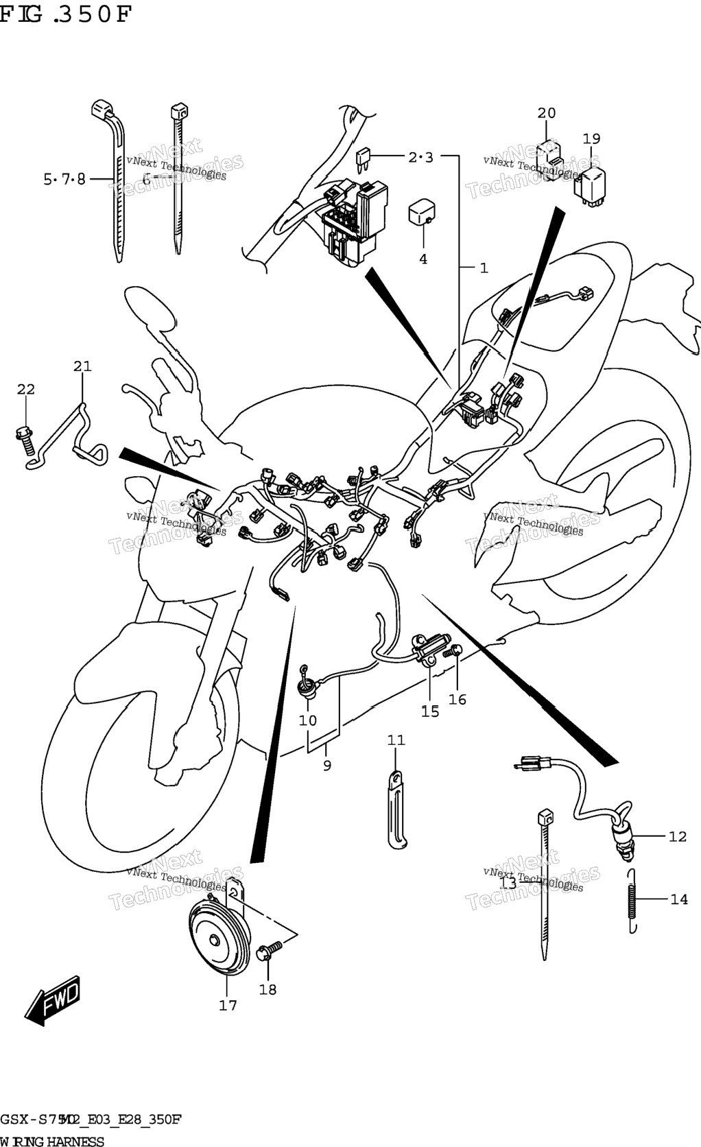 Wiring Harness (Gsx-S750,Gsx-S750z:E33)